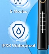 8X Toothbrush with Travel Case