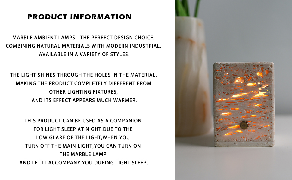 Description of Marble Night Light