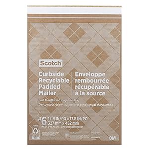 Scotch Curbside Recyclable Padded Mailers