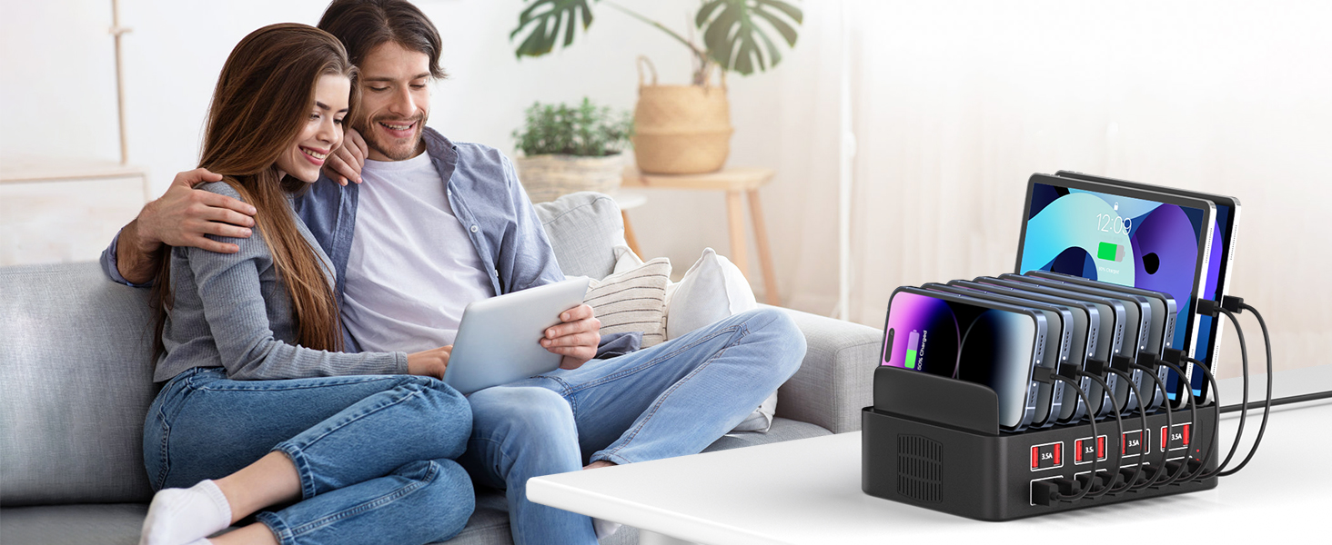  Charging Station for Multiple Devices