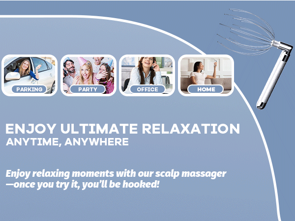 electric scalp head massager