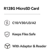 Ruko 128G Micro SD Card with Reader &amp; Adapter, Memory Card Speed Up to 100MB/s, UHS-I, C10, A2, U...