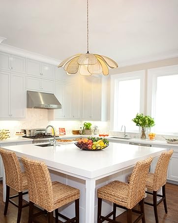 rattan hanging light