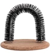Hollypet Self Grooming Massager and Scratcher Toy - Cat Arch Brush for Back Grooming, Hair Cleane...