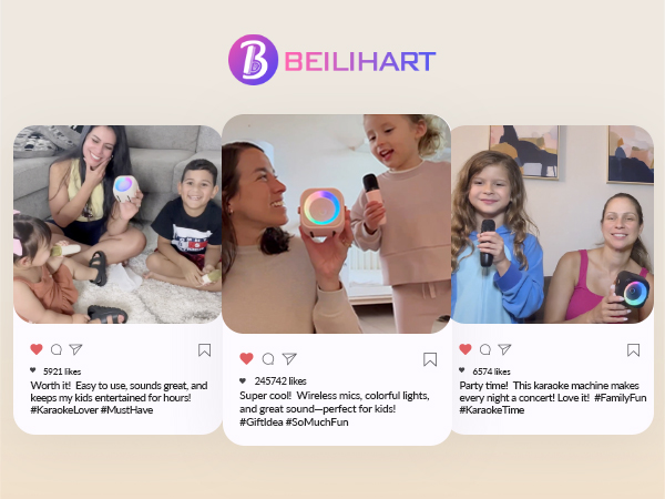 Singing Mini Karaoke Machine for Kids