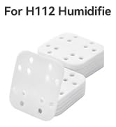 Homvana 12 Pieces Humidifier Filter Pads Mineral Absorption Pad for Warm Mist Humidifier H112, H1...
