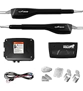 Mighty Mule MM372W Dual Automatic Gate Opener Smart and Solar Ready, Black