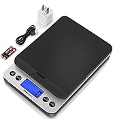 THINKSCALE Shipping Scale, 86lb Postal Scale with Hold and Tear Function, 5 Units, Auto-Off, Post...