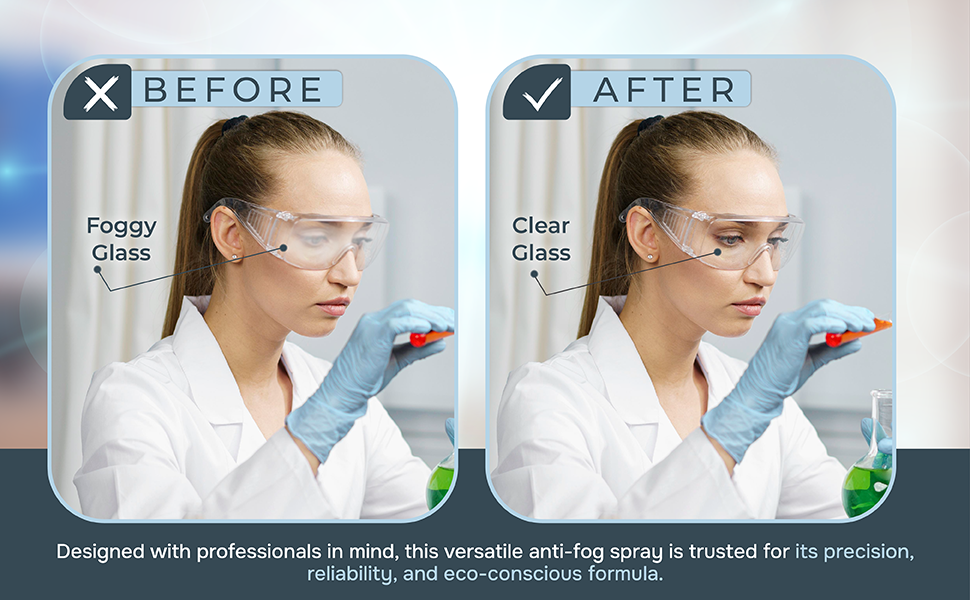fogged glasses