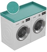 No-installation HDPE Washer Dryer Countertop, Washer and Dryer Topper Covers for The Top, Laundry...