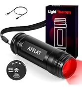 AFFLAT Red Light Therapy Flashlight for Pain Relief – Portable Infrared &amp; Near Infrared Light The...