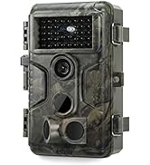 GardePro A3S Trail Camera (Non-Cellular, Non-WiFi), Enhanced Low-Light Performance, 64MP Photo &amp; ...