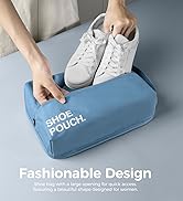 pack all Shoe Bag for Travel, Water-Resistant Travel Bag Shoe Storage Organizer Shoe Pouch Packin...