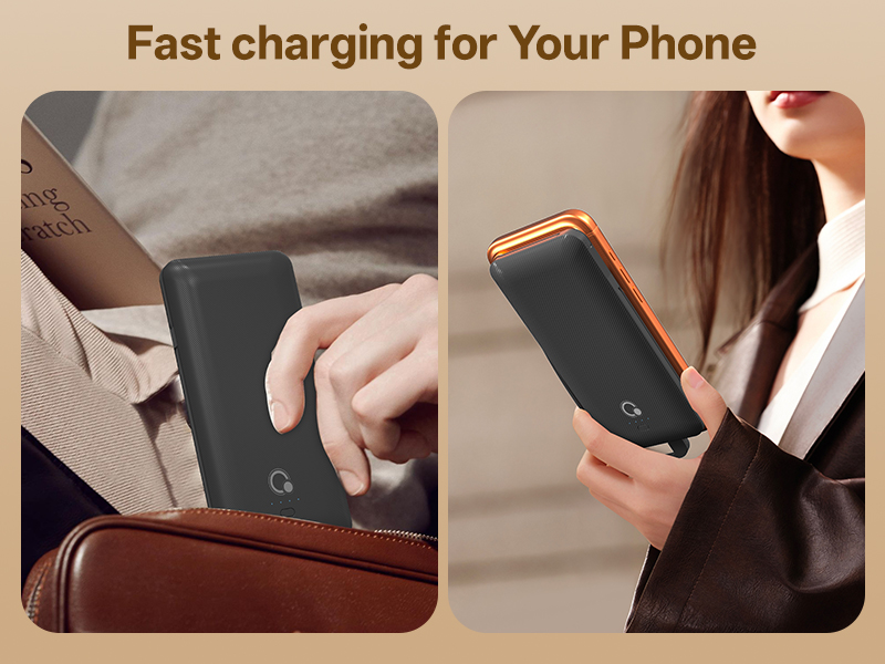 power bank with cable