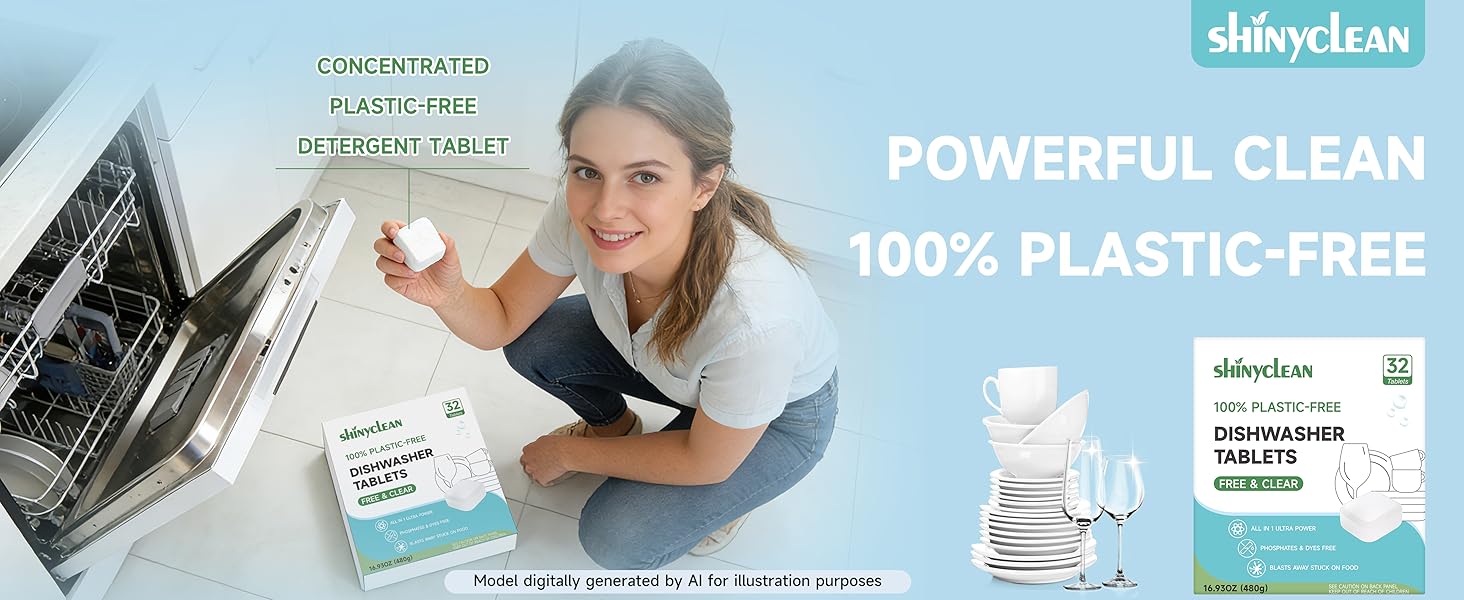 powerful clean 100% plastic free