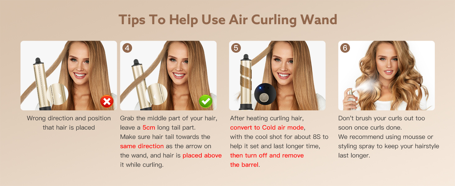 Webeauty hair dryer brush blow 5 in 1 air styler