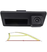 Vehicle Backup Camera with Dynamic Intelligent Trajectory Moving Guide Line for Audi A4L A5 A3 Q3...