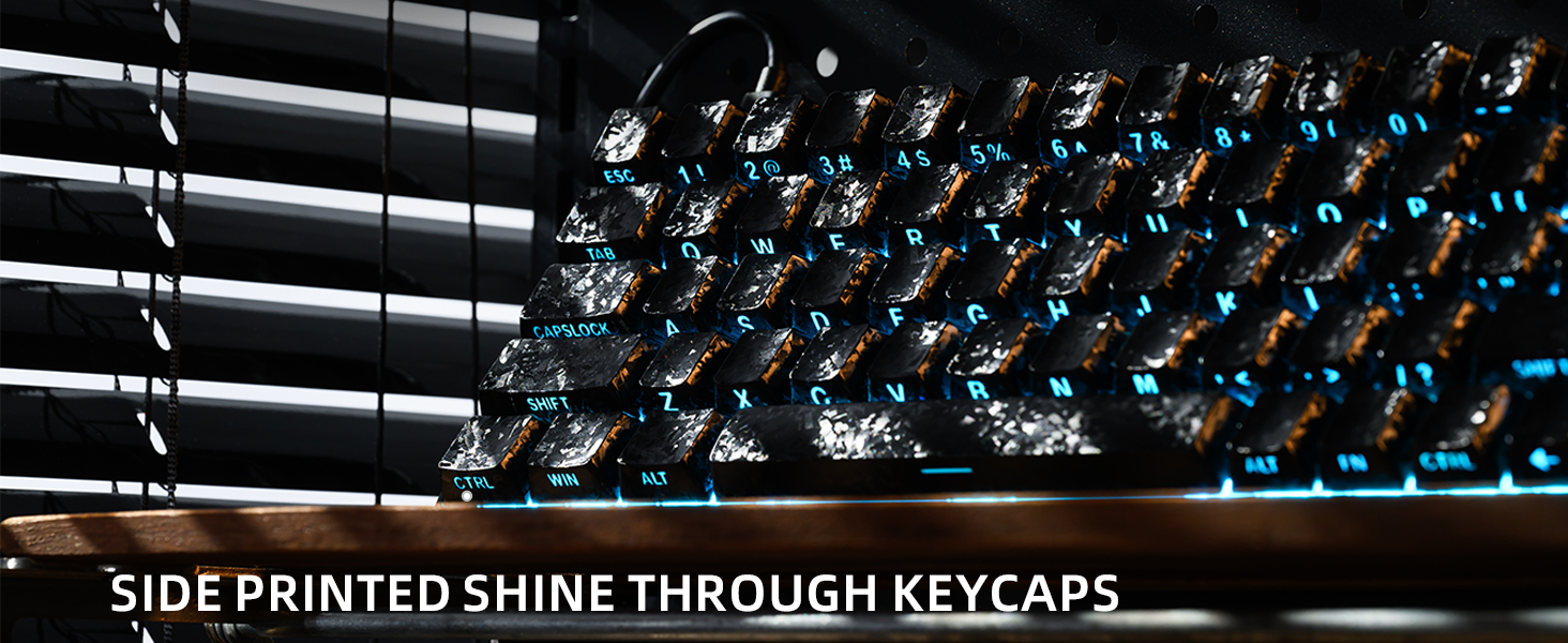 black keycaps