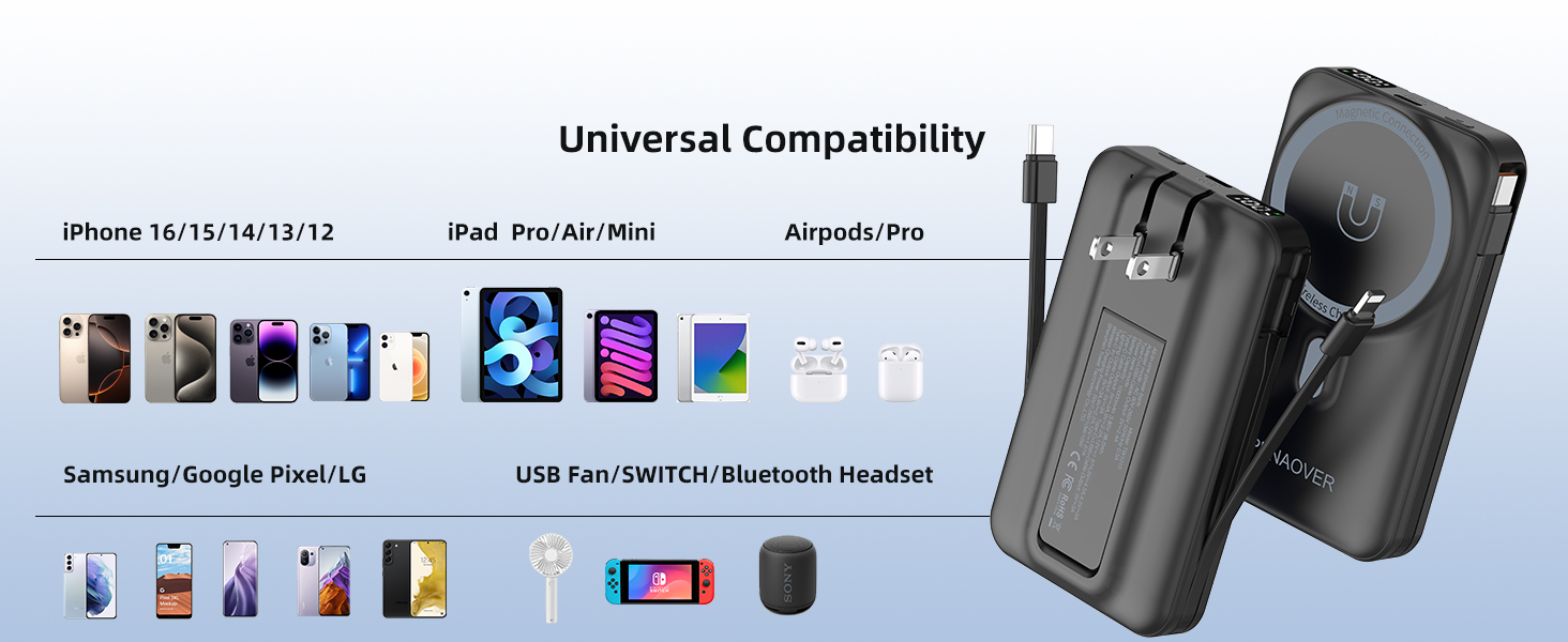 portable phone charger with stand