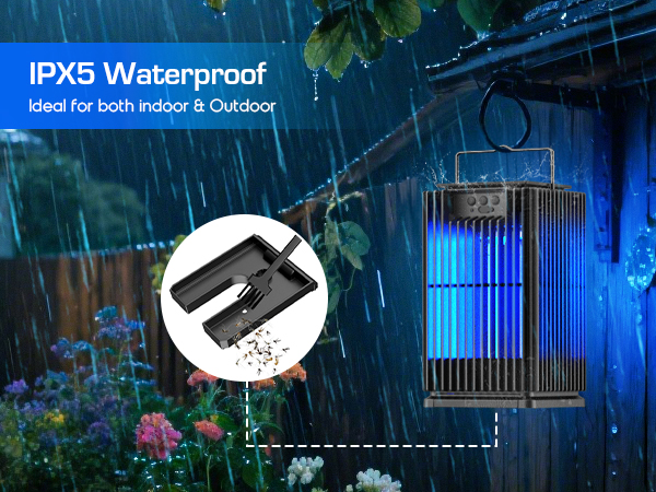 solar bug zapper outdoor waterproof