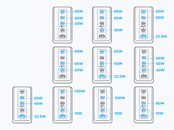 usb charger block