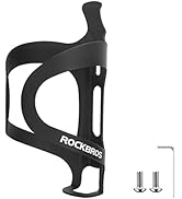 ROCKBROS Bike Water Bottle Cage Holder Lightweight Alloy Aluminum Bicycle Water Bottle Holder Cag...