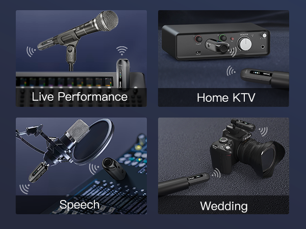 Wireless XLR Transmitter for most devices