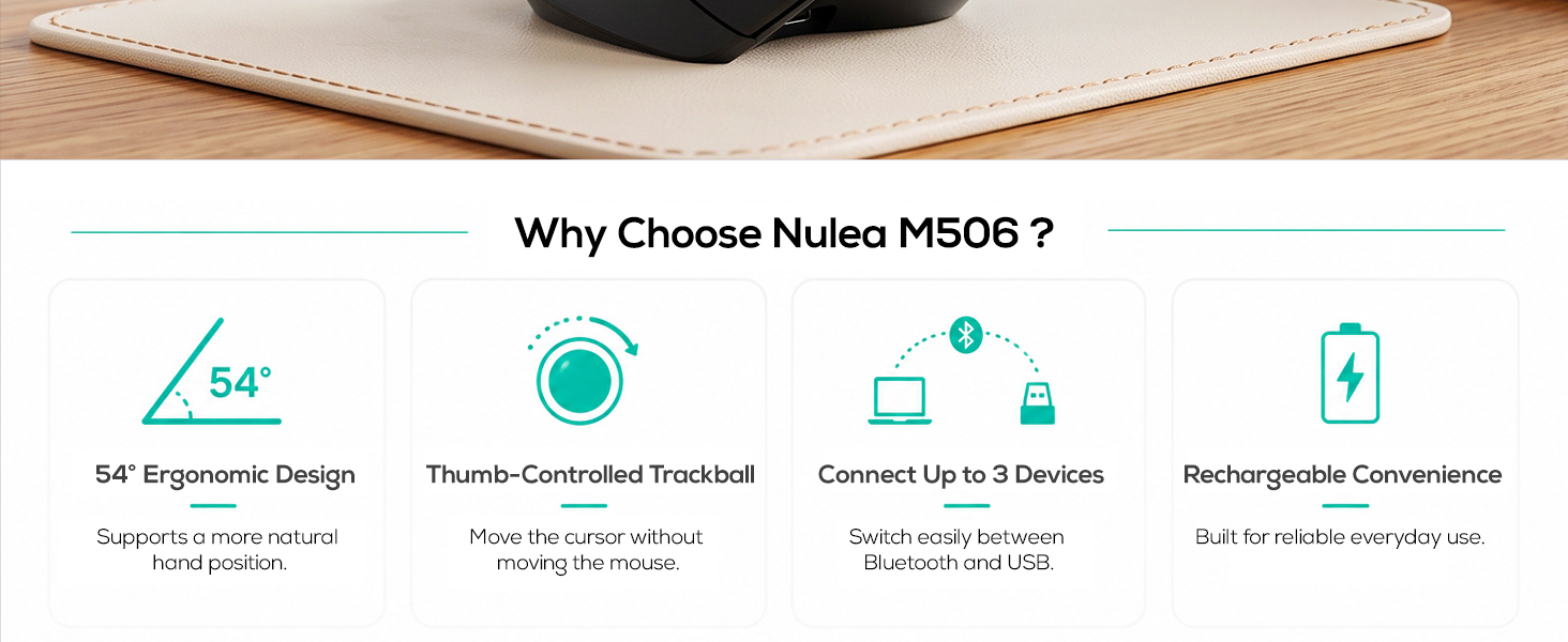 ergonomic trackball mouse left handed mouse nulea trackball mouse trackball ergonomic mouse