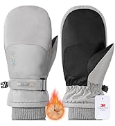 rivmount Kids Winter Ski Snow Cold Weather Gloves Mittens Warm Waterproof Windproof Touchscreen f...