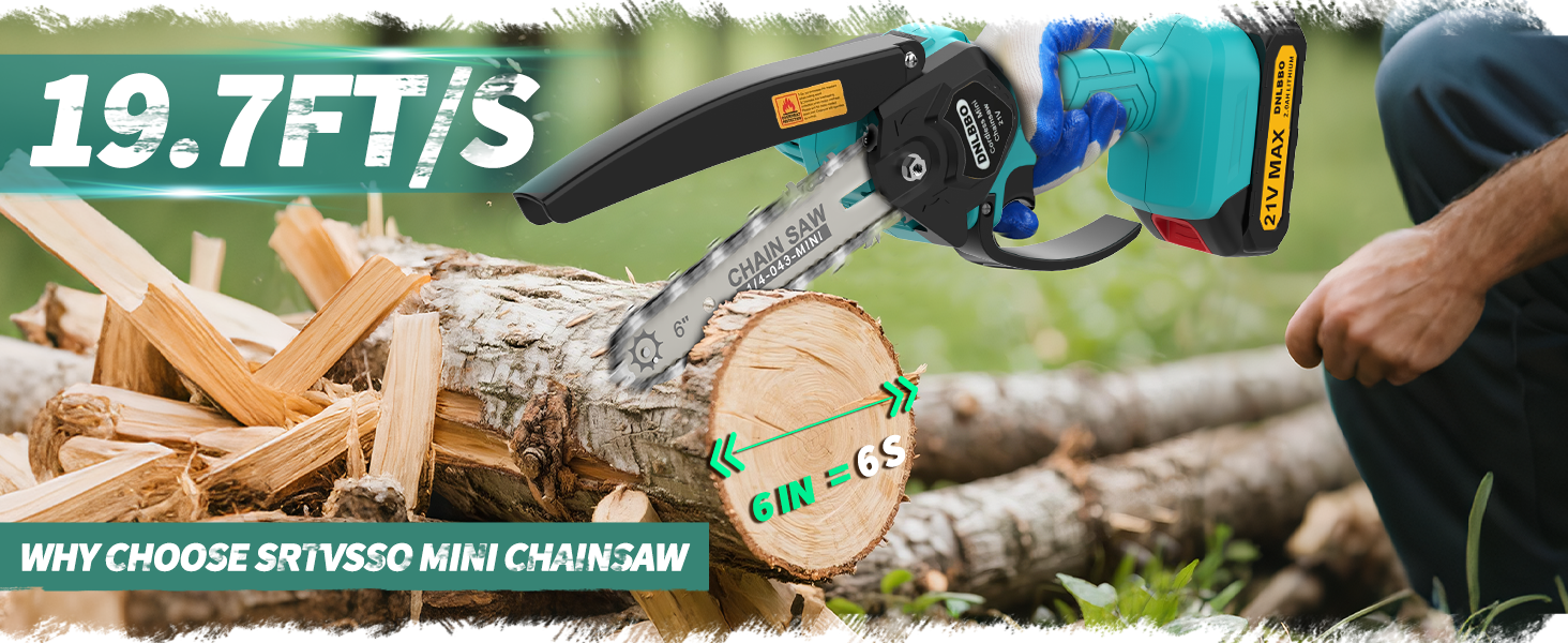 mini chainsaw cordless