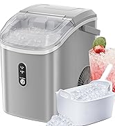Antarctic Star Countertop Ice Maker with Soft Chewable Pellet Ice, 34lbs/24Hrs, One-Click Operati...