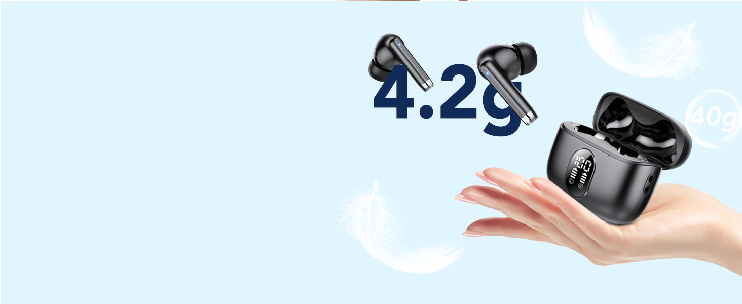 Wireless Earbuds, New Bluetooth 5.4 Headphones