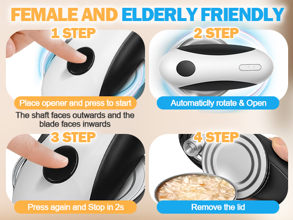 4-Steps to Open Cans