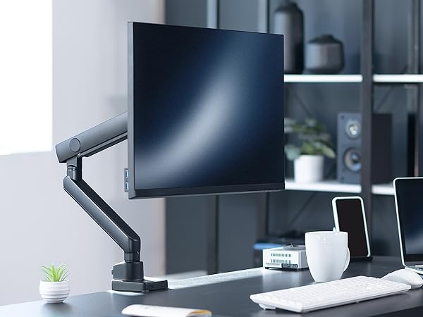 mechanical spring arm mount