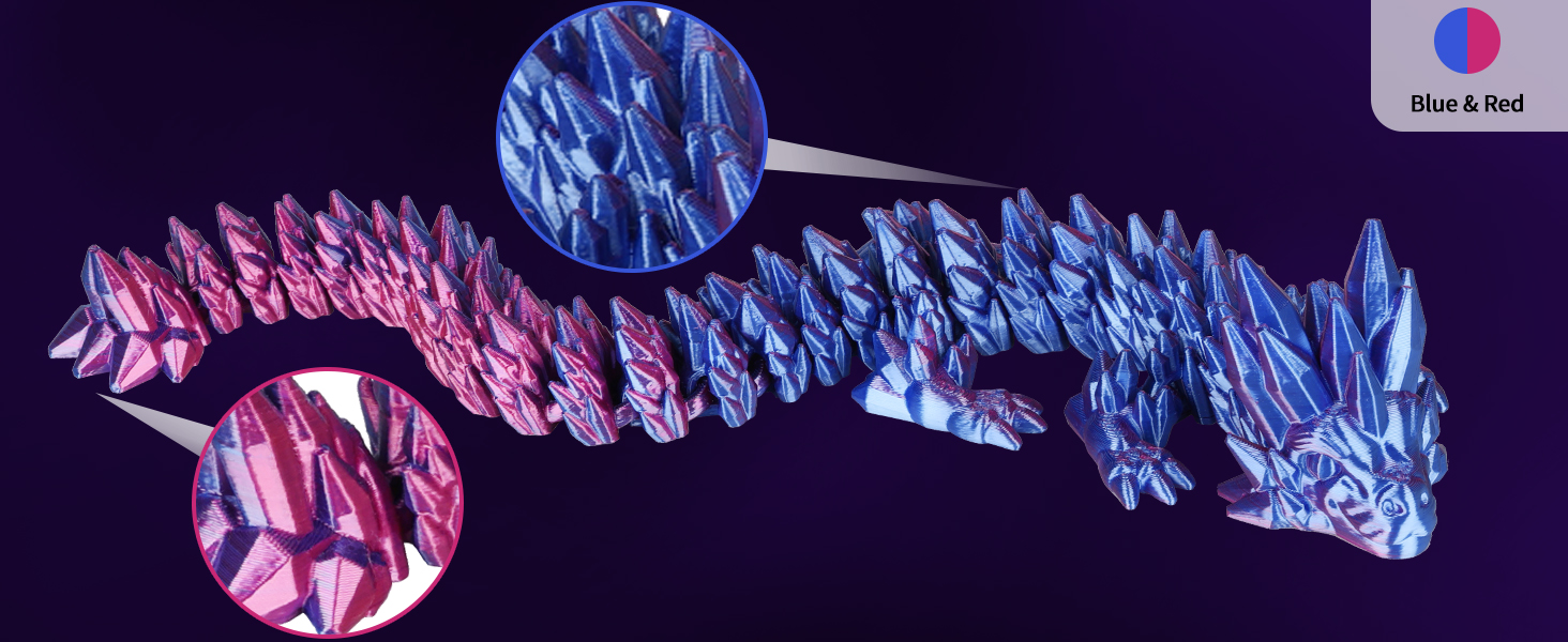 Dual Color Silk PLA 3D Printer Filament 1.75mm Silk Filament 1KG