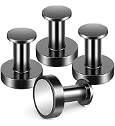 FINDMAG Magnetic Hooks, Heavy Duty Magnet Hanger, Neodymium N52 Rare Earth Magnets. Push Pin Styl...