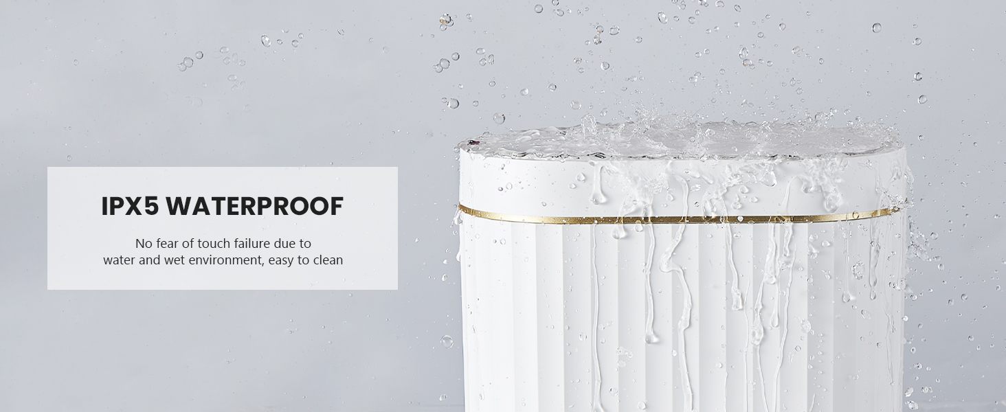 bathroom trash cans with lids