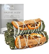 Soul Sticks 3 Pack Cedar Orange Cinnamon Sage Smudge Sticks for Money Cleansing House, Abundance,...