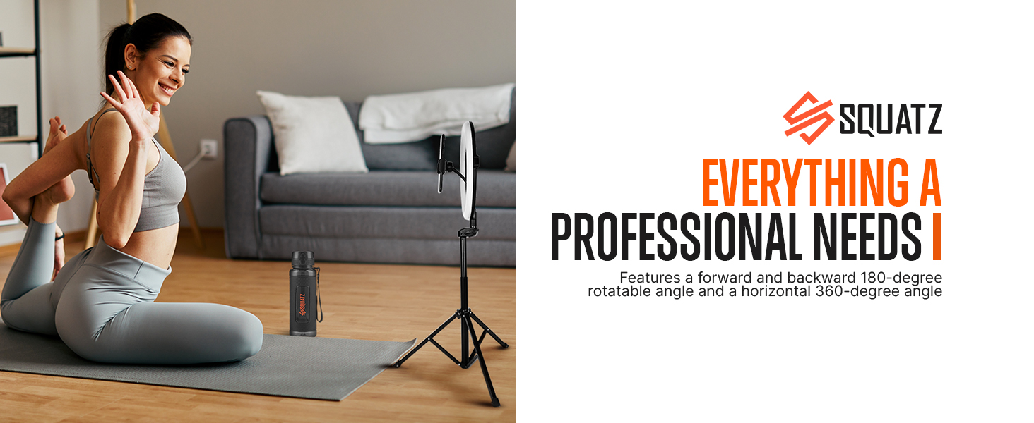 SQUATZ 11’’ LED 12W Selfie Ring Light R11 with Wired Control,