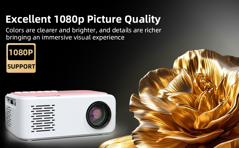 projector;mini projector;portable projector;projector with wifi and bluetooth;projector for bedroom