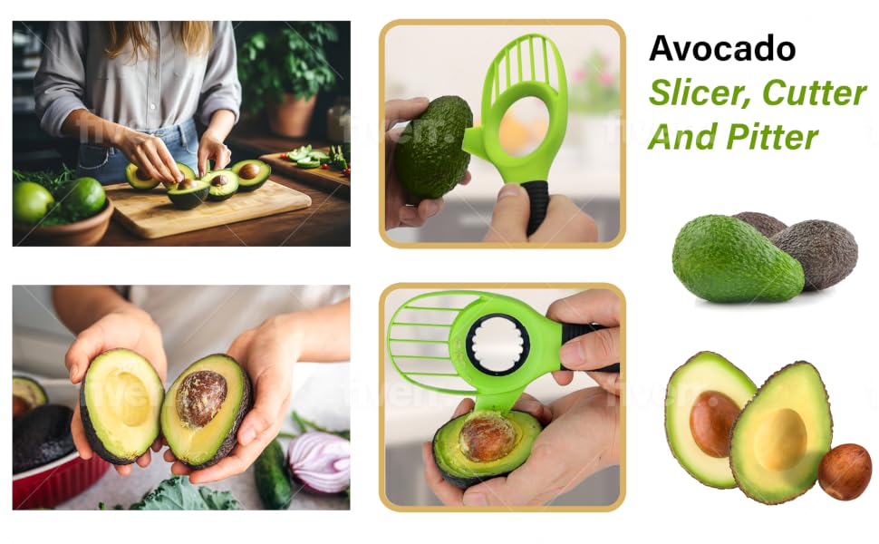 Avocado Slicer Cutter and Pitter