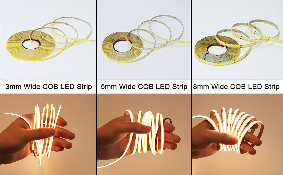 a set of led strip lights