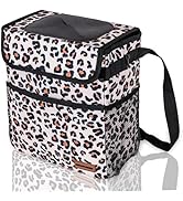 SIBOFUEGO Cute Car Trash Can with Lid - Leak Proof Car Trash Bag Hanging Waterproof Car Garbage C...