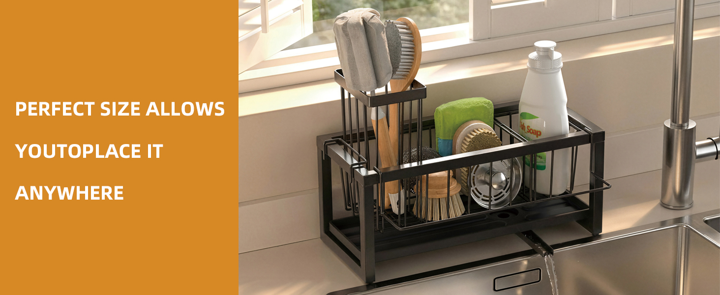 Bold square tube design sponge drain rack