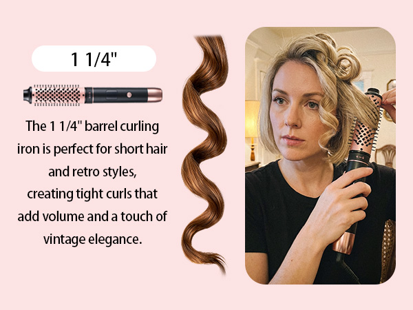 1 1/4 inch curling iron