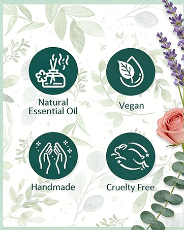 Natural Essential Oil &Vegan & Handmade &Cruelty Free