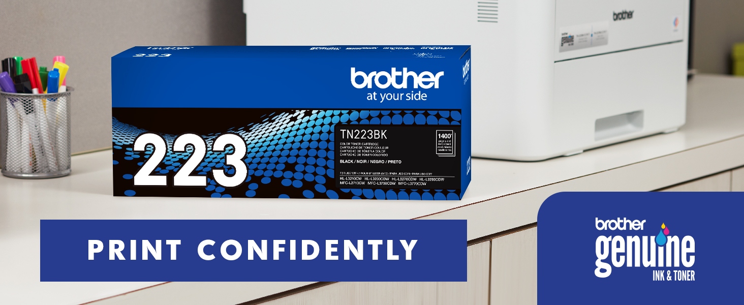 Print Confidently with Brother Genuine Ink &amp;amp; Toner