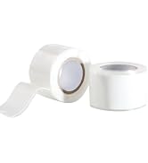 PackYard Self Fusing Silicone Tape 2 Rolls 1 in x 5' White Waterproof Rubber Leak Proof Sealing R...