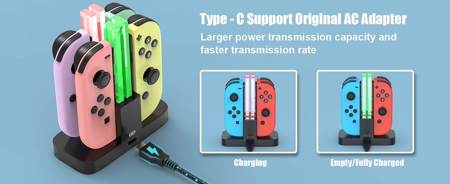 Charging Dock Replacement for Nintendo Switch