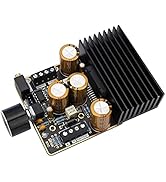 Class AB Amplifier, DROK 2.1 Channel 80W+80W Stereo and120W Pure Bass 9-18V 4O Audio Amplifier Board